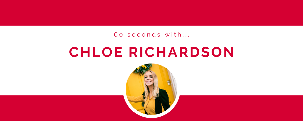 60 seconds with… Chloe Richardson